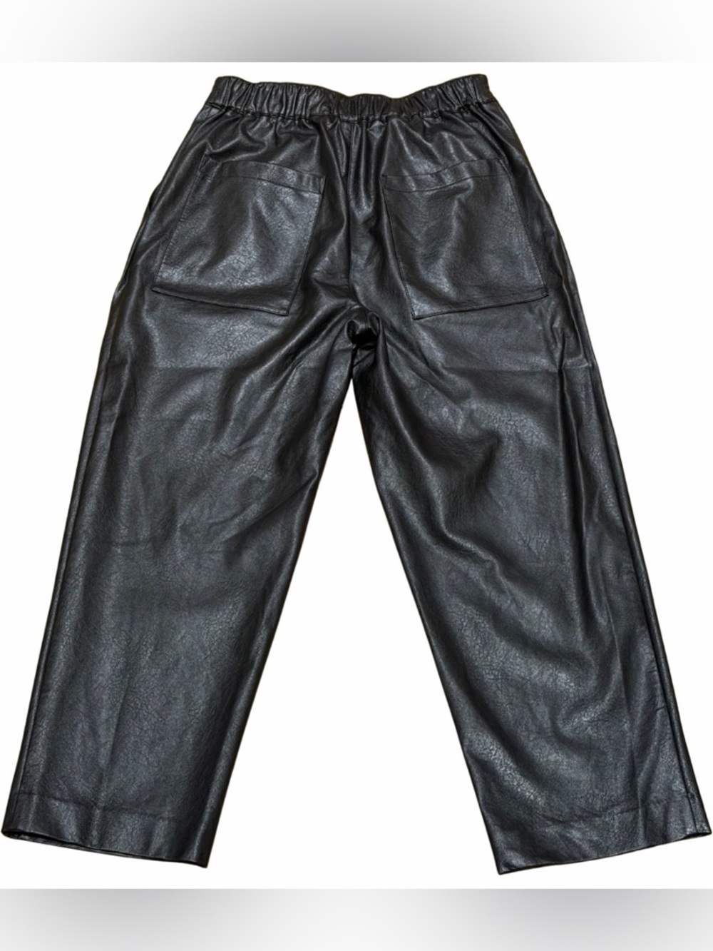 OAK AND FORT vegan leather cropped pants - Small - Picture 2 of 5